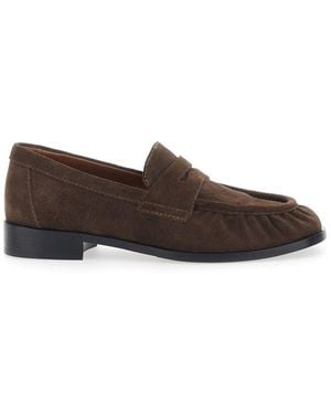 Strategia Revue Loafers With Rounded Toe - Brown