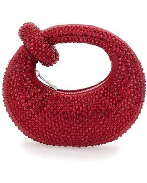 JW PEI Abacus Artifical Crystal Mini Top Handle Bag - Metallic