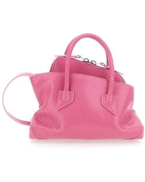 The Attico 'La Passeggiata' Mini Bag With Two Top Handles - Pink