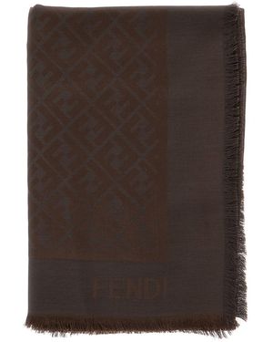 Fendi Scialle Ff - Brown