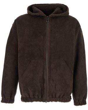 VALENTINI 1972 Cappotto 'Eco Lacoon' Con Collo Alto E Chiusura Frontal - Grigio