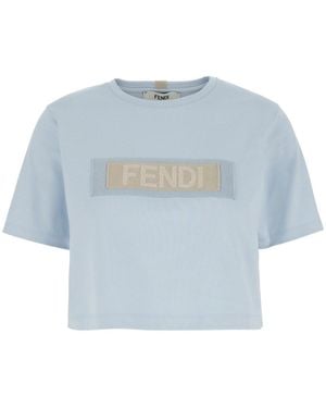 Fendi Ff Grande Lana - Blue