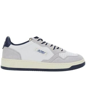 Autry 'Medalist' Low Top Sneakers With Logo Patch On The Tongue I - White