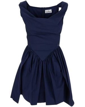 Vivienne Westwood Mini Sunday Dress - Blue