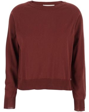 Jucca Cotton Round Neck Pull - Red