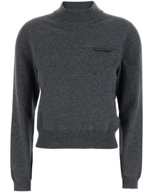 Brunello Cucinelli Cashmere Pull - Grigio
