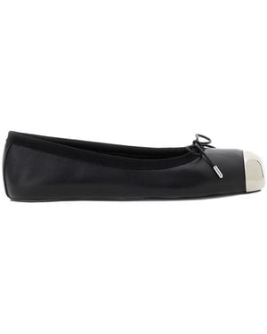 McQueen Ballerine in pelle nera - Nero