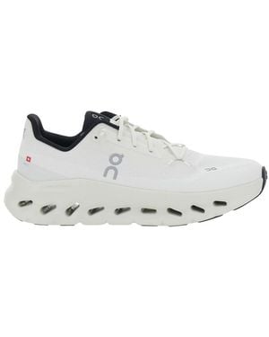 On Shoes Trainers With Details And Chunky Leather Sole - White