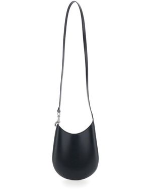 Phoebe Philo 'Mini Bean Sling' Shoulder Bag With Clip Closure In - White