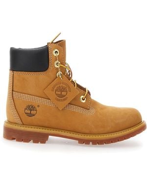 Timberland Water-Proof Nubuck Leather Boots - Brown