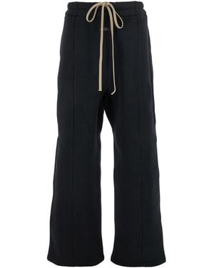 Fear Of God Pantalone Con Vita Elasticizzata Con Coulisse E Gamba Ampi - Nero