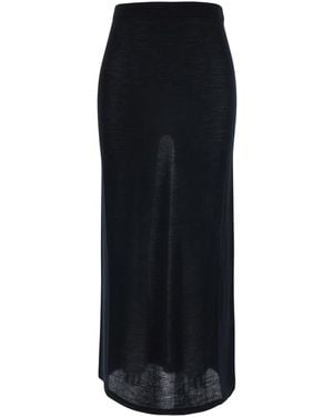 Semicouture Skirt Angie Knit Skirt - Black