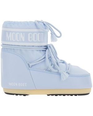 Moon Boot Icon Low Nylon È Uno Stivaletto - Blu