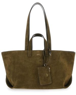 A.P.C. Shopper 'Le Drummer' Con Quattro Manici E Logo Lettering Sul Fr - Multicolore