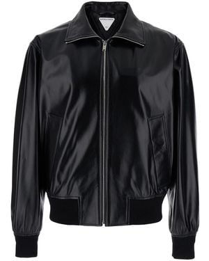 Bottega Veneta Leather Jacket - Black
