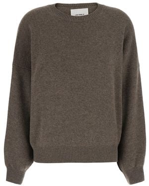 Lisa Yang Veira Sweater With Round Neck And Long Sleeves - Brown