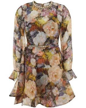 Zimmermann Mini Dress 'Alchemy' - Multicolour