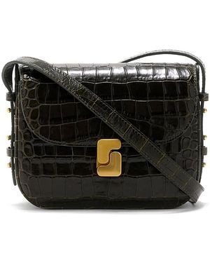 Soeur Bellissima Mini Is A Leather Crossbody Bag For - Black