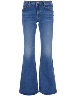 Mother The Jinx Heel Is A High-Waisted Skinny Jeans - Blue