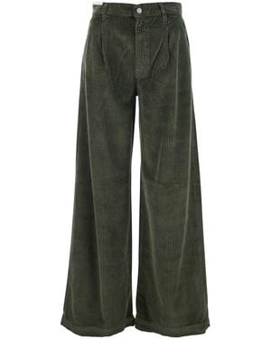 PT Torino Pants With Logo Patch On The Back - Green