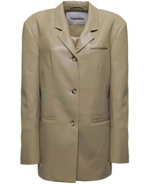 Nanushka Blazer Marsey - Neutro