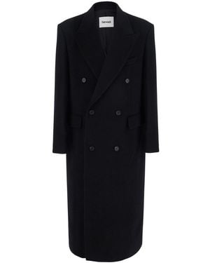 Tonywack Cappotto Doppio Petto - Nero