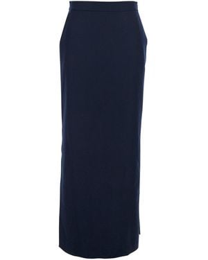 Antonelli 'Timballo' Skirt With Side Closure - Blue