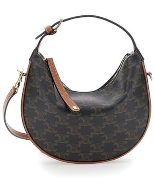 Celine 'Teen Lulu' Handbag With Adjustable And Removable Shoulde - Black