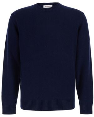 Kangra Girocollo Ml F.7Gg Con Collo Giro E Maniche Lunghe - Blu