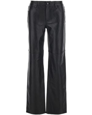 MICHAEL Michael Kors Leather Belt Loop Trousers For - Black
