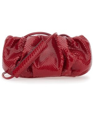 Biaggini Pillow Is A Python Clutch For - Red