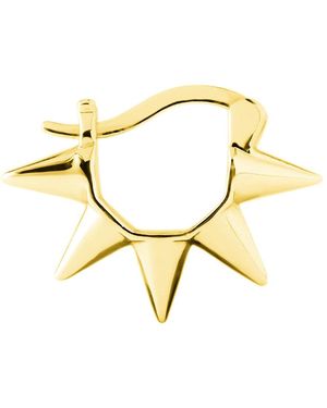 LAG World 'Mini Saw' Earings With Rear Closure - Metallic