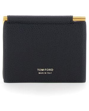 Tom Ford Clip Bifold - Black