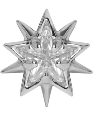LAG World 'Jem Star' Star Shaped Earings With Rear Butterfly - Metallic