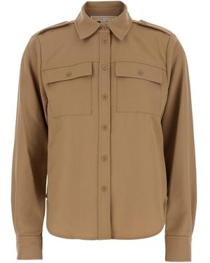 MICHAEL Michael Kors Shirt With Patch Pockets - Brown