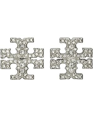 Tory Burch Earrings Kira-Plated - Metallic