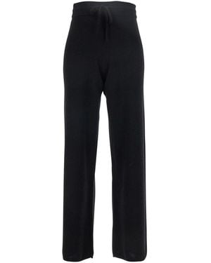 SOLOCASCMIR Pants With Drawstring Waist - Black