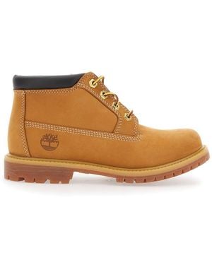 Timberland Stivali 'Nellie Mid Chukka' Alla Caviglia Con Logo Impresso - Marrone