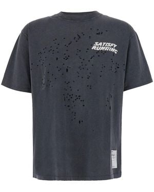 Satisfy Mothtech T-Shirt Con Tessuto - Blu