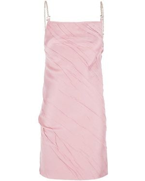 Sportmax Ivory Dress With Adjustable Strap in Natural | Lyst