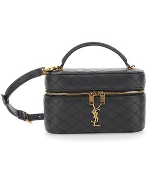 Saint Laurent Borsa A Spalla 'Gaby' Con Dettagli - Nero