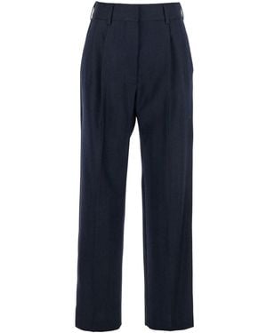 Blazé Milano Pantalone 'Maine' Con Pences - Blu
