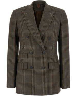 Max Mara Mxmdeserto Is A Jacket With A Collar And Long Sleeves - Black