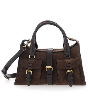 Mulberry 'Roxanne' Small Handbag With Adjustable And Removable S - Black