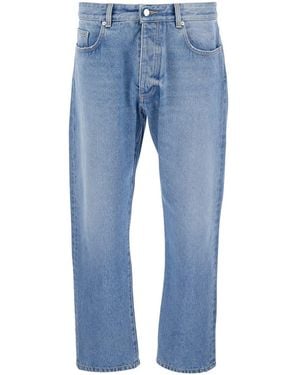 ICON DENIM Jeans With Logo Patch On The Rear - Blue