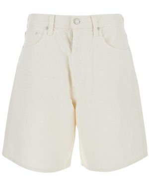 Agolde Shorts Cotton - White