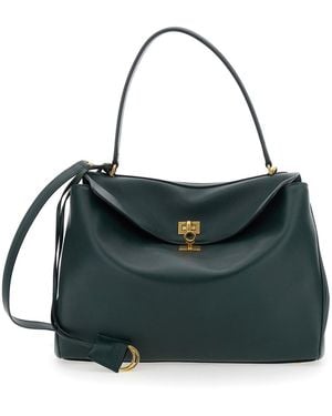 Balenciaga Borsa A Mano 'Rodeo Media' Con Portachiavi Removibile - Nero