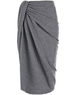Isabel Marant Gonna Jeldia-Gc Con Dettagli Eleganti E Tessuto Tecnico - Grigio