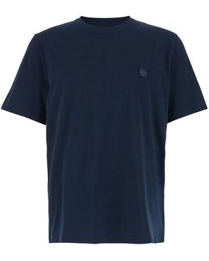 Jacob Cohen T-Shirt With Logo Patch - Blue