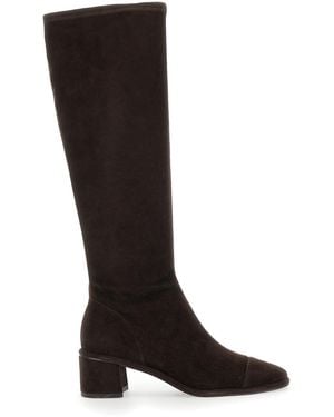 Tory Burch Knee-High Boots With Block Heel - Black